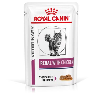 Afbeelding van Royal Canin Veterinary Diet Renal Chicken Wet Kattenvoer 12x85 g
