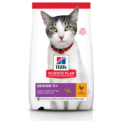Afbeelding van Hill&#039;s Feline Senior 11+ Kip Kattenvoer 1.5 kg