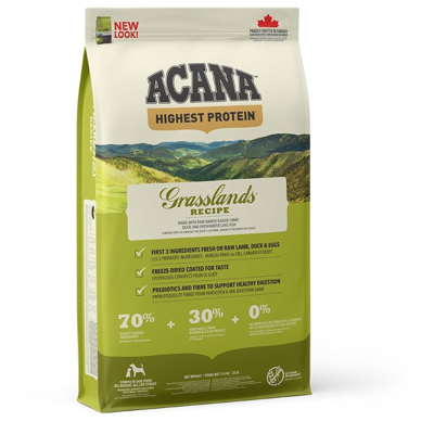 Afbeelding van ACANA Highest Protein Grasslands hondenvoeding 11,4 kg