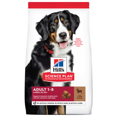 Afbeelding van Hill&#039;s Canine Adult Large Breed Lam&amp;Rijst Hondenvoer 12 kg