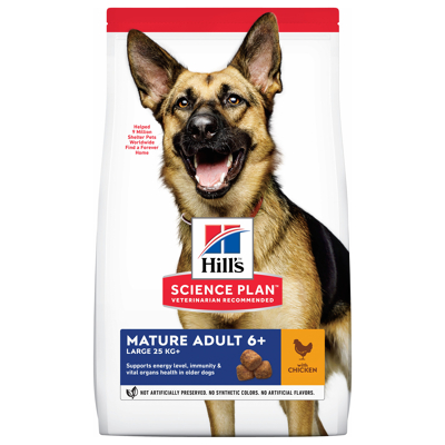 Afbeelding van Hill&#039;s Canine Mature Adult 6+ Large Breed Kip Hondenvoer 12 kg