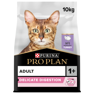Afbeelding van Pro Plan Cat Adult Delicate Kalkoen&amp;Rijst Kattenvoer 10 kg