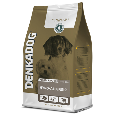 Afbeelding van Denkadog Superior Hypo Allergic Lam&amp;Rijst Hondenvoer 2.5 kg