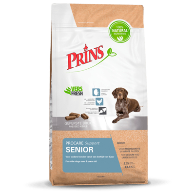 Afbeelding van Prins Procare Senior Gevogelte&amp;Vlees Hondenvoer 15 kg