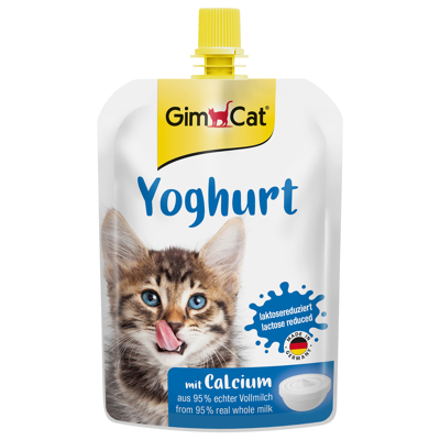 Afbeelding van Gimcat Yoghurt Pouch Voor Katten 150 GR
