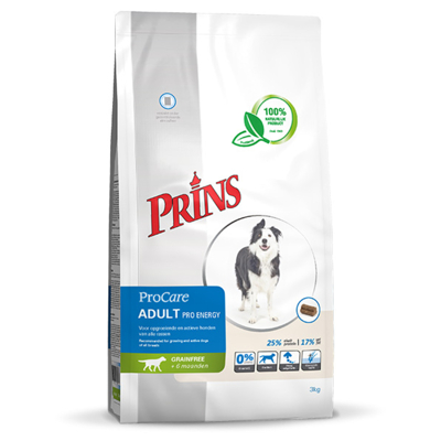 Afbeelding van Prins Procare Adult Pro Energy Hondenvoer 3 kg Graanvrij