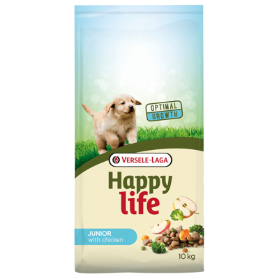 Afbeelding van Happy Life Junior Kip Hondenvoer 10 kg