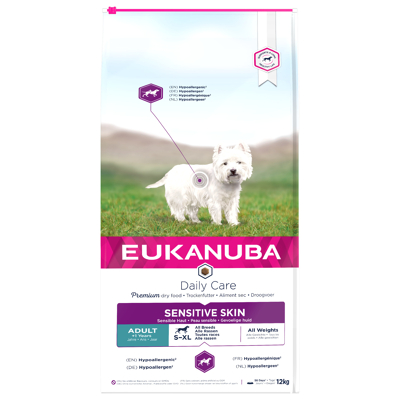 Afbeelding van Eukanuba Dog Sensitive Skin Vis Hondenvoer 12 kg