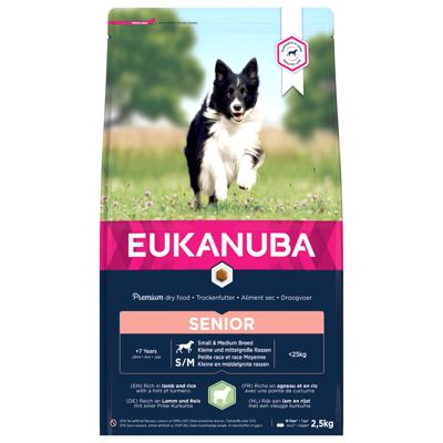 Afbeelding van Eukanuba Mature Senior Lam&amp;Rijst Hondenvoer 2.5 kg