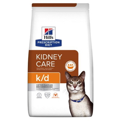 Afbeelding van Hill&#039;s Prescription Diet K/D Kidney Care Zak Kip Kattenvoer 8 kg