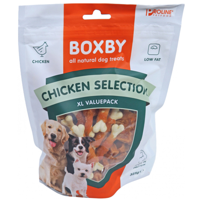 Afbeelding van Boxby Chicken Selection Hondensnacks Kip 325 g