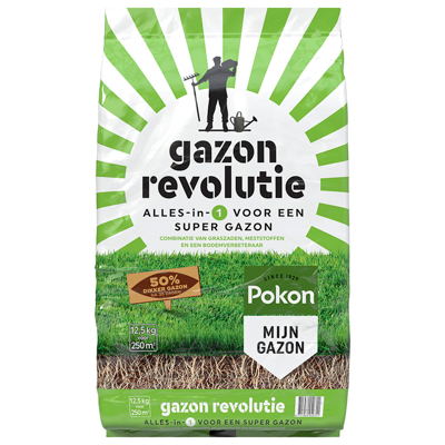 Afbeelding van Pokon Gazon Revolutie Gazonherstel 12.5 kg