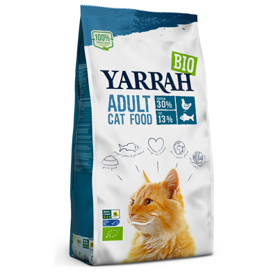 Afbeelding van Yarrah Cat Biologische Brokken Vis (Msc) Zonder Toegevoegde Suikers 2,4 KG