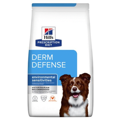 Afbeelding van Hill&#039;s Prescription Diet Derm Defense Environmental Sensitivities Zak Kip Hondenvoer 1.5 kg