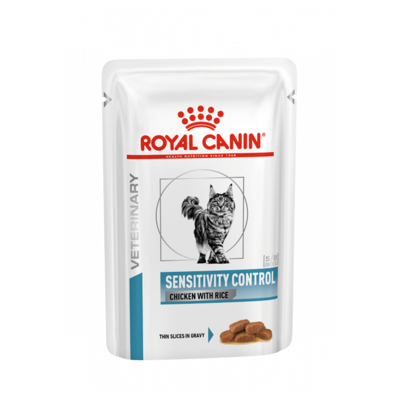Afbeelding van Royal Canin Veterinary Diet Sensitivity Control Kattenvoer Kip Rijst 12x85 g
