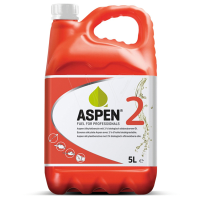 Afbeelding van Aspen brandstof 2 takt rood (5ltr)