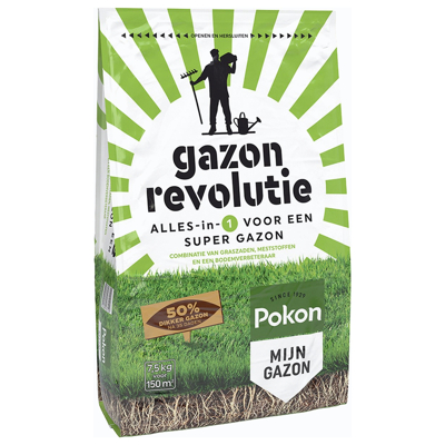 Afbeelding van Pokon Gazon Revolutie Gazonherstel 7.5 kg