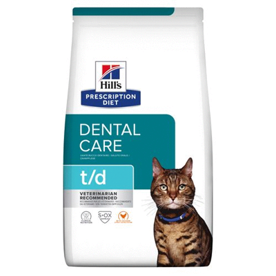 Afbeelding van Hill&#039;s Prescription Diet T/D Dental Care Zak Kip Kattenvoer 3 kg