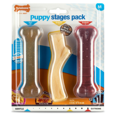 Afbeelding van Nylabone Puppy Stages Pack Medium