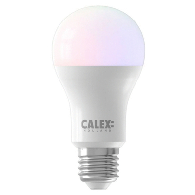 Afbeelding van Slimme lamp E27 Calex Smart Home Peer (LED, 8.5W, 806lm, 1800 2700K, RGB, Dimbaar)