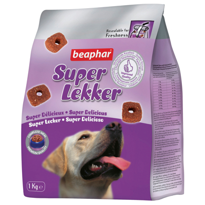 Afbeelding van Beaphar Super Lekker Hond Hondensnacks Vlees 1 kg