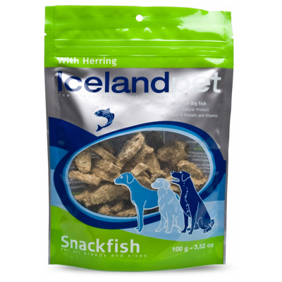 Afbeelding van Icelandpet Snackfish Hondensnack Haring 100 gr