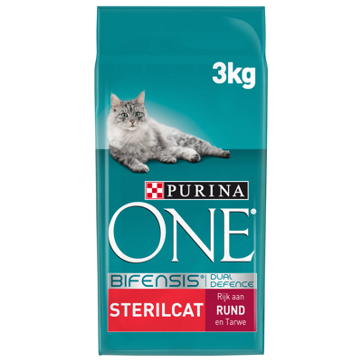 Afbeelding van Purina One Sterilcat Kattenvoer Rund Granen 3 kg