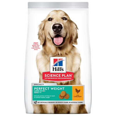 Afbeelding van Hill&#039;s Science Plan Adult Perfect Weight Large Kip 12 kg