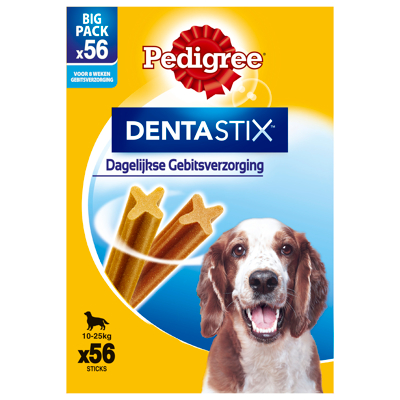 Afbeelding van Pedigree Dentastix Medium Actiepack 56 ST 1440 GR (88414)