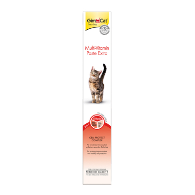 Afbeelding van Gimcat Multi Vitamin Pasta Extra Kattensnack 100 g