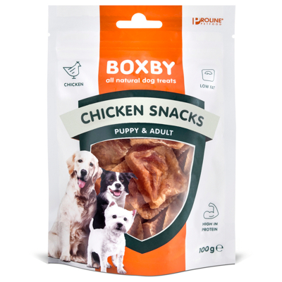 Afbeelding van Boxby Chicken Snacks Hondensnacks Kip 100 g