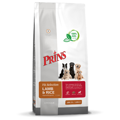 Afbeelding van Prins Fit Selection Lam&amp;Rijst Hondenvoer 2 kg