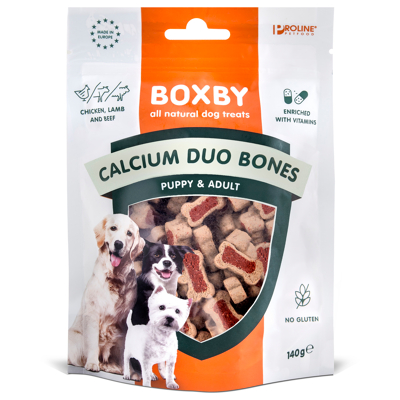 Afbeelding van Boxby Puppy Snacks Calcium Hondensnacks Lam 140 g