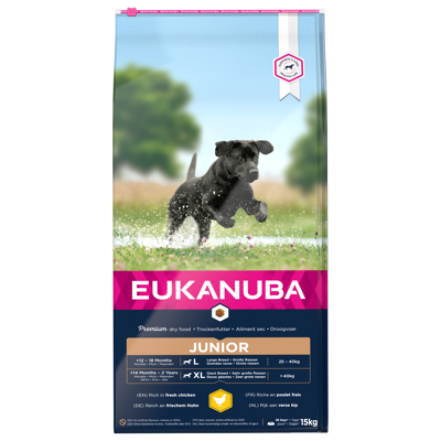 Afbeelding van Eukanuba Developing Junior Large Breed Kip Hondenvoer 15 kg