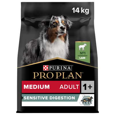 Afbeelding van Pro Plan Dog Adult Medium Sensitive Digestion Lam Hondenvoer 14 kg