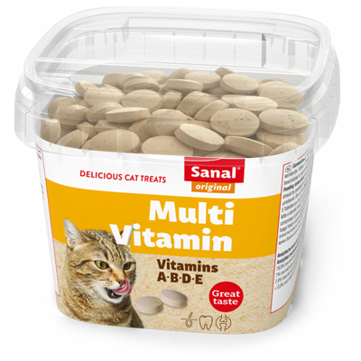 Afbeelding van Sanal Cat Multi Vitamin Snacks Cup 100 GR