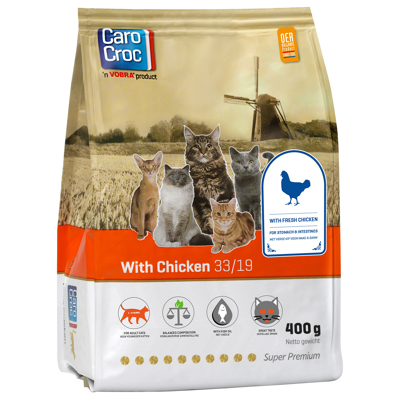 Afbeelding van Carocroc With Chicken Kattenvoer 400 g