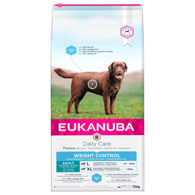Afbeelding van Eukanuba Adult Light Large Breed Kip Hondenvoer 12 kg