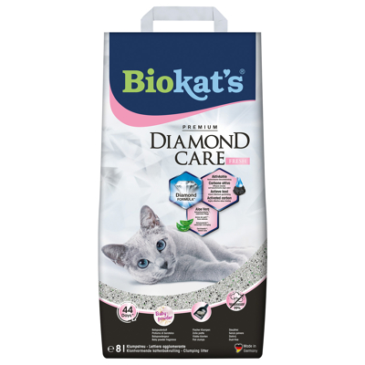 Afbeelding van Biokat&#039;s Kattenbakvulling Diamond Care Fresh 8 LTR