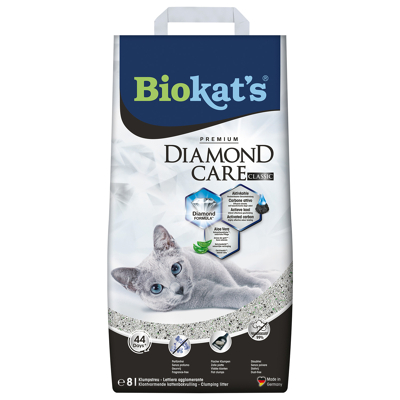 Afbeelding van Biokat&#039;s Kattenbakvulling Diamond Care Classic 8 LTR