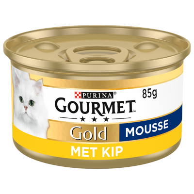 Afbeelding van Gourmet Gold Mousse 85 g Kattenvoer Kip
