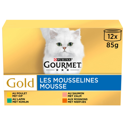 Afbeelding van Gourmet Gold 12 Pack Fijne Mousse 12X85 GR