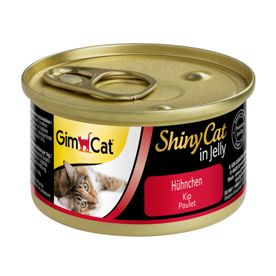 Afbeelding van Gimcat Shinycat Adult 70 g Kattenvoer Kip