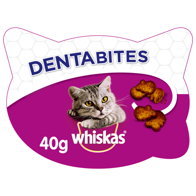 Afbeelding van Whiskas Dentabites Kattensnack Dental 40 g