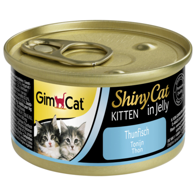 Afbeelding van Gimcat Shinycat Kitten 70 g Kattenvoer Tonijn