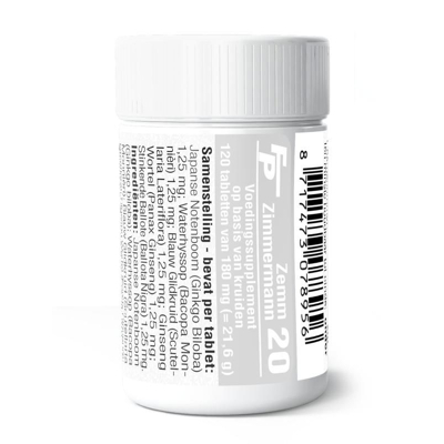 Afbeelding van Medizimm Zemm 20 120 tabletten