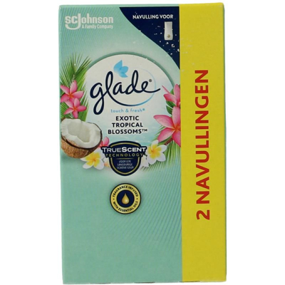 Afbeelding van 1+1 gratis: Glade Touch &amp; Fresh Exotic Tropical Blossoms 10 ml