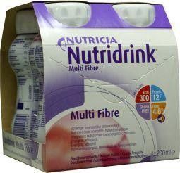 Afbeelding van Nutridrink Multi fibre aardbei 200 ml 4 stuks