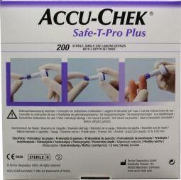 Afbeelding van Accu Chek Safe T Pro Plus lancetten 200st.