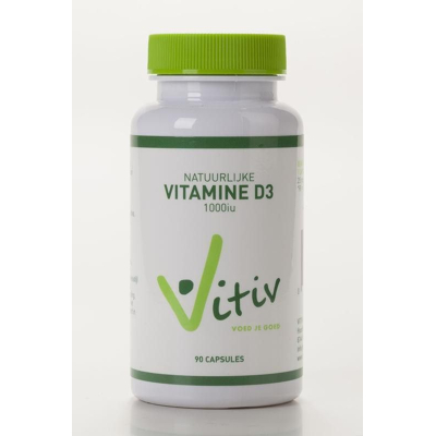 Afbeelding van Vitiv Vitamine D3 180 capsules